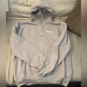 White Fox Boutique Gray Sweatshirt Hoodie. Only wore once